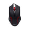 OKER OP-187 BLACK RED OPTICAL MOUSE