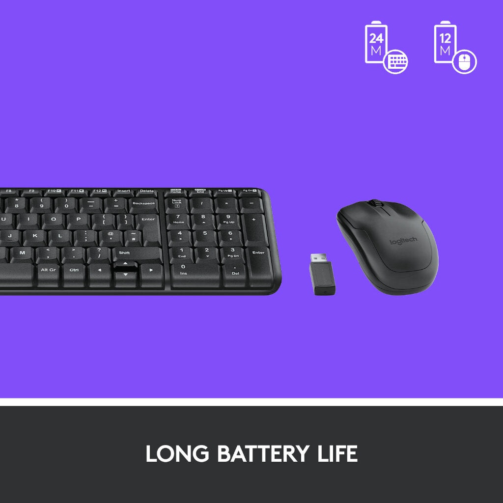 LOGITECH MK220 KEYBOARD MOUSE WIRELESS ไทย/ENG