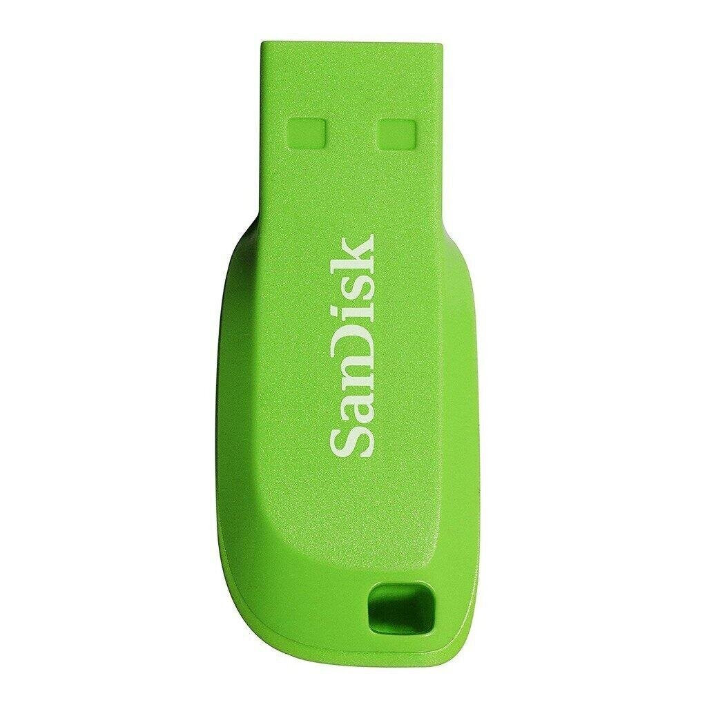SANDISK FLASH DRIVE CRUZER BLADE 32GB GREEN USB 2.0 (SDCZ50C-032G-B35GE)