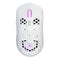 NUBWO X61 WHITE WIRELESS & WIRED MACRO MOUSE เปลี่ยนกรอบได้ มีไฟ RGB รับประกัน 2 ปี