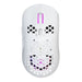 NUBWO X61 WHITE WIRELESS & WIRED MACRO MOUSE เปลี่ยนกรอบได้ มีไฟ RGB รับประกัน 2 ปี