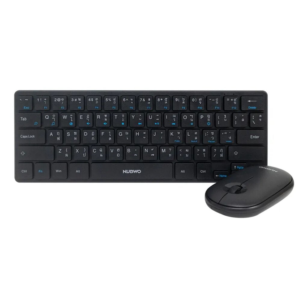 NUBWO NKM633 BLACK KEYBOARD & MOUSE WIRELESS