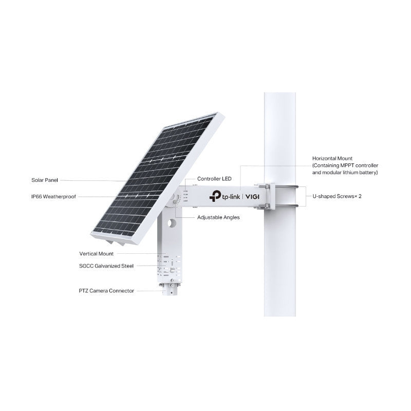 TP-LINK VIGI SP6020 INTELLIGENT SOLAR POWER SUPPLY SYSTEM แผงโซล่าเซลล์