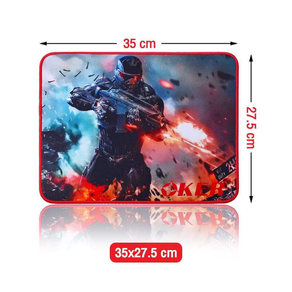 OKER PA-201 MOUSE PAD GAMING แผ่นรองเมาส์ขนาดกลาง