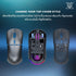 NUBWO X61 BLACK WIRELESS & WIRED MACRO MOUSE เปลี่ยนกรอบได้ มีไฟ RGB รับประกัน 2 ปี