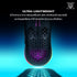 NUBWO X61 WHITE WIRELESS & WIRED MACRO MOUSE เปลี่ยนกรอบได้ มีไฟ RGB รับประกัน 2 ปี