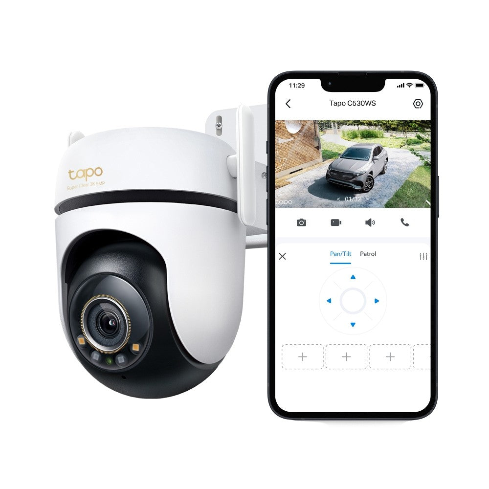 TP-LINK TAPO C530WS OUTDOOR PANTILT SECURITY WIFI CAMERA กล้องวงจรปิดภายนอก
