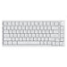 Mechanical KeyboardAjazz AK820 MINIMAL WHITE/BLUE 82KEY Single Light