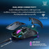 NUBWO X61 BLACK WIRELESS & WIRED MACRO MOUSE เปลี่ยนกรอบได้ มีไฟ RGB รับประกัน 2 ปี