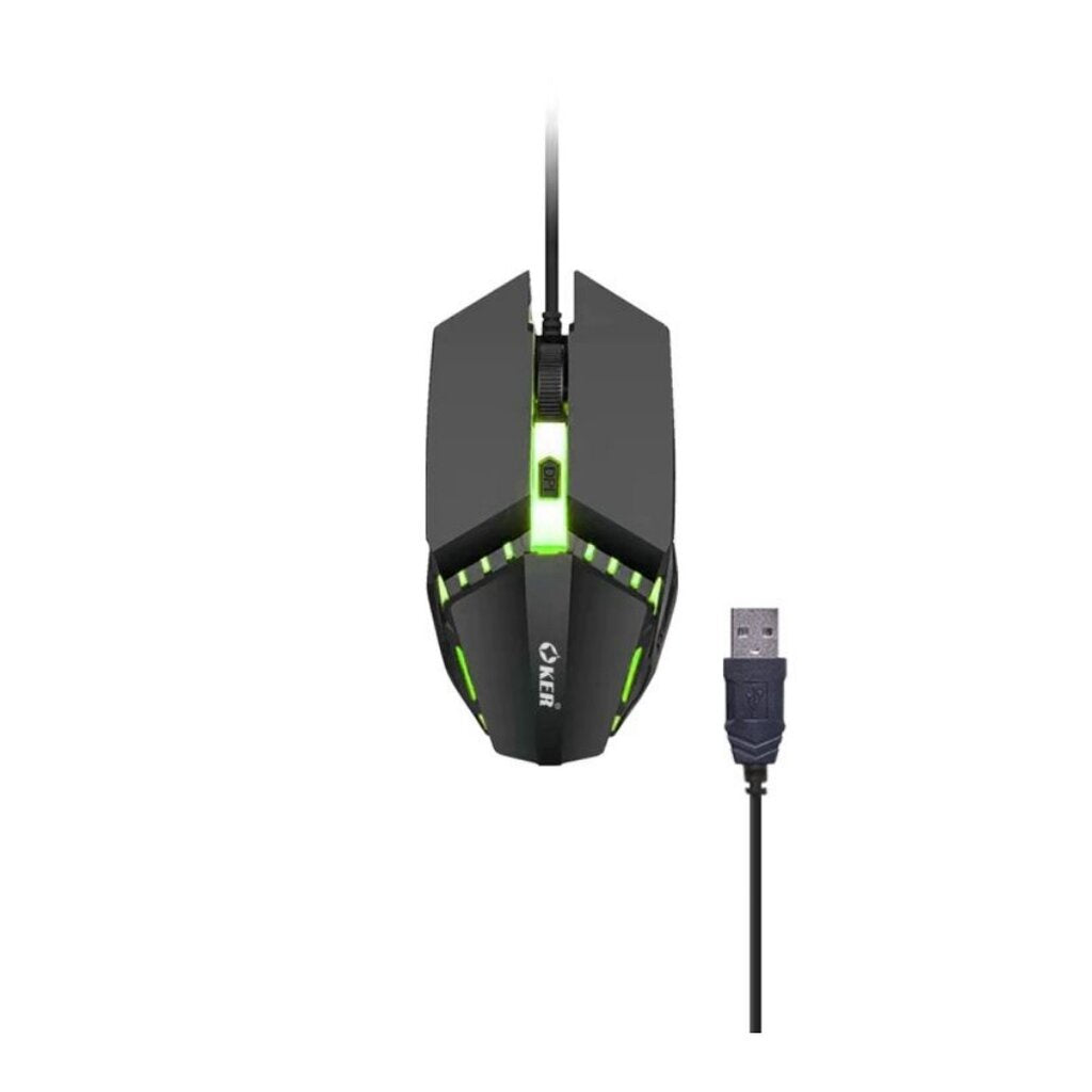 OKER X2 BLACK RIVAL KNIGHTS WIRED LED GAMING MOUSE