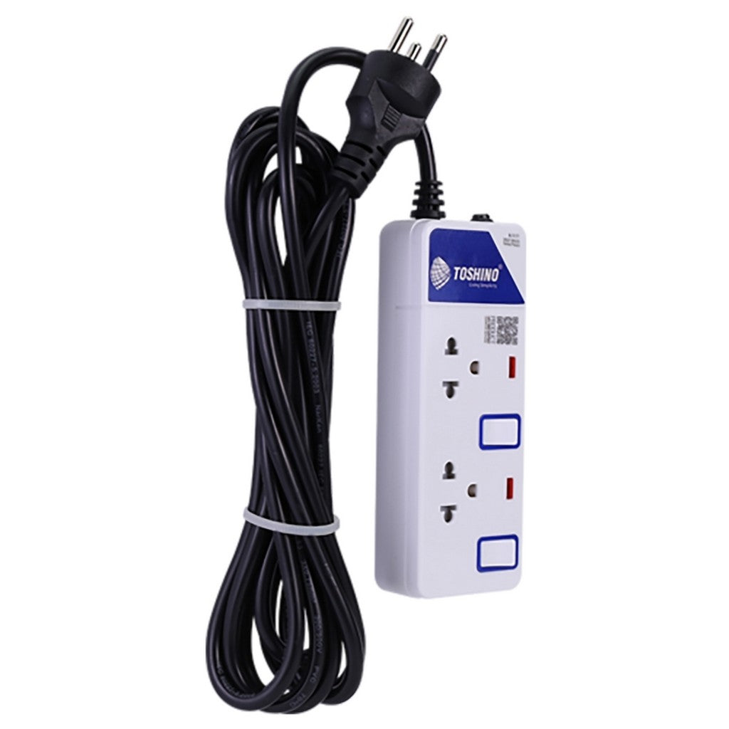 TOSHINO ET-912 ปลั๊กไฟ ปลั๊กพ่วง 2 ช่อง สายไฟยาว 3 เมตร