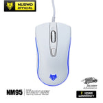 NUBWO NM95 WIRED GAMING MOUSE LED LIGHTING เมาส์เกมมิ่ง มีไฟ