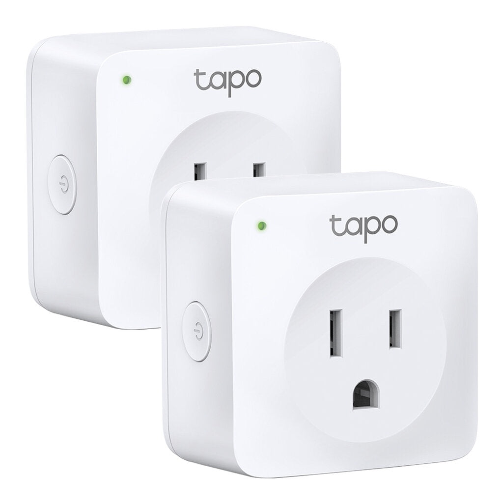 TP-LINK TAPO P100 PACK2 NEW MINI SMART WI-FI SOCKET สั่งเปิด-ปิดอุปกรณ์ไฟฟ้าผ่านแอพ