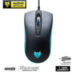 NUBWO NM95 WIRED GAMING MOUSE LED LIGHTING เมาส์เกมมิ่ง มีไฟ
