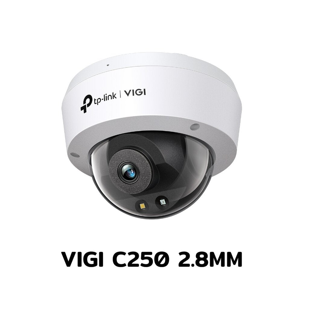 TP-LINK VIGI C250 2.8MM 5MP Full-Color Dome Network Camera กล้องวงจรปิด