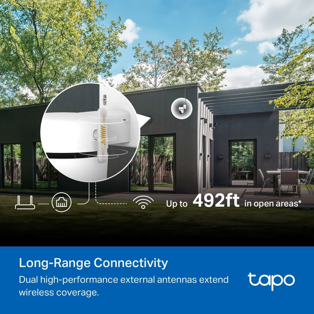 TP-LINK TAPO C530WS OUTDOOR PANTILT SECURITY WIFI CAMERA กล้องวงจรปิดภายนอก