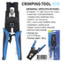 GLINK GLT-105 คีมอัดหัว F-TYPE/BNC/RCA แบบบีบ CRIMPING TOOL 3 IN 1 RG58,RG59,RG6 (F-TYPE,BNC,RCA)
