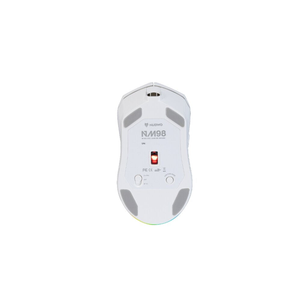 NUBWO NM-98 WHITE DUAL MODE WIRELESS GAMING MOUSE