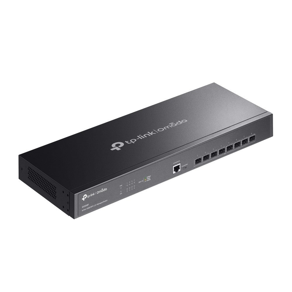 TP-LINK  SX3008F Omada 8-Port 10GE SFP+ L2+ Managed Switch รับประกัน LT