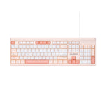 NUBWO NK44 KEYBOARD RUBBER DOME คีย์บอร์ดมีสาย สีสันสนใส รับประกัน 1 ปี