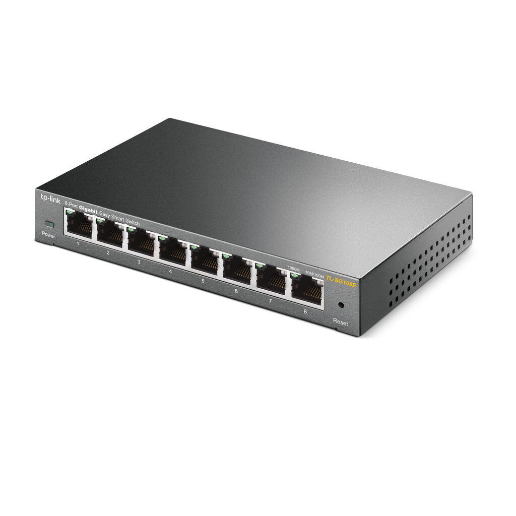 TP-LINK TL-SG108E 8-PORT GIGABIT EASY SMART SWITCH รองรับ VLAN รับประกัน