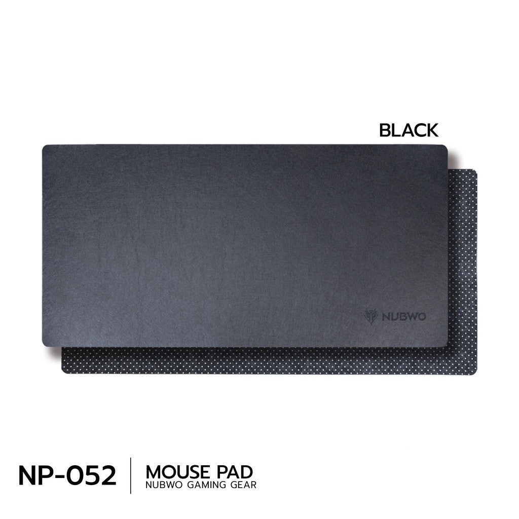 NUBWO NP052 BLACK MOUSE PAD แผ่นรองเมาส์แบบผ้า
