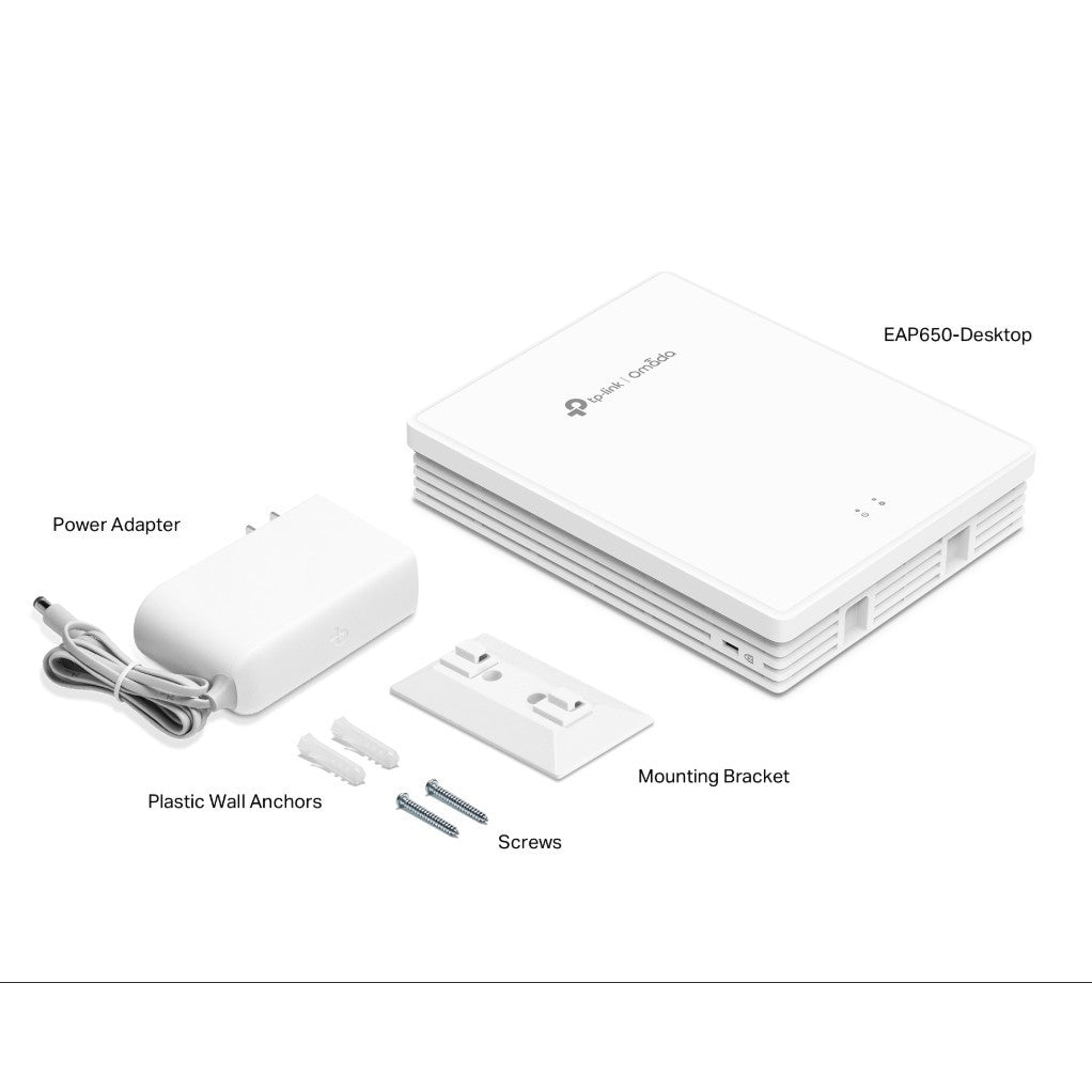 TP-LINK EAP650-Desktop Omada AX3000 Desktop Wi-Fi 6 Access Point รับประกันศูนย์ไทย