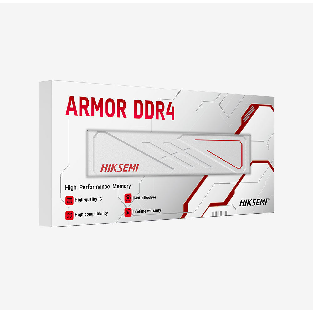 HIKSEMI RAM ARMOR SERIES UDIMM 8GB (WH) DDR4 3200MHz (HSC408U32E2 8G)