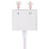 D-POWER P2P ตัวแปลง 2 IN 1 อะแดปเตอร์หูฟัง อะแดปเตอร์ชาร์จแบต ฟังเพลงพร้อมชาร์จ