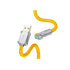 DPower 1 เมตร CB-X07P USB-A to Li Data Cable 6A Yellow