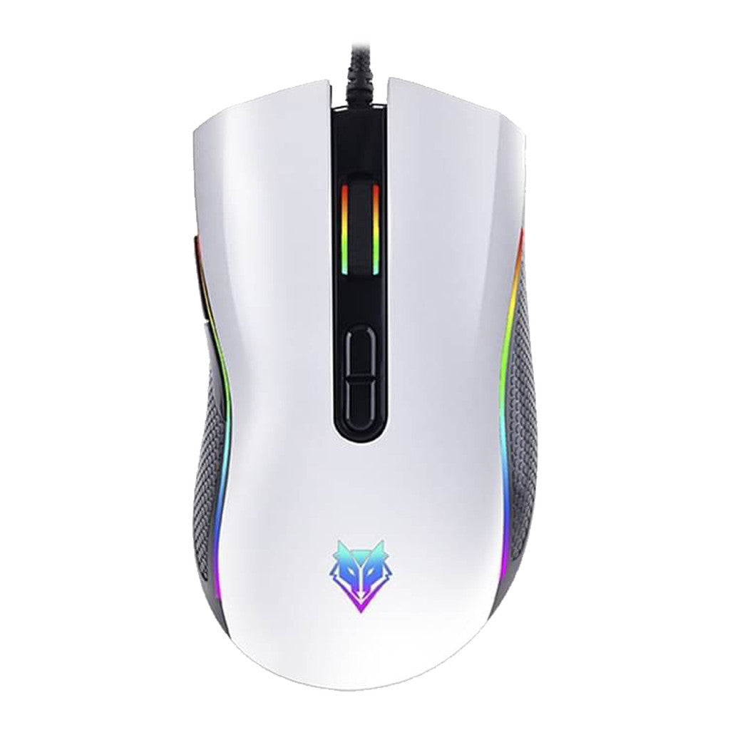 NUBWO NM-89M WHITE GAMING MACRO MOUSE เมาส์เกมมิ่ง เมาส์มาโคร