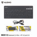 NUBWO NKB112 WIRELESS AND BLUETOOTH KEYBOARD คีย์บอร์ดไร้สาย แบบเบาบาง รับประกัน 1 ปี