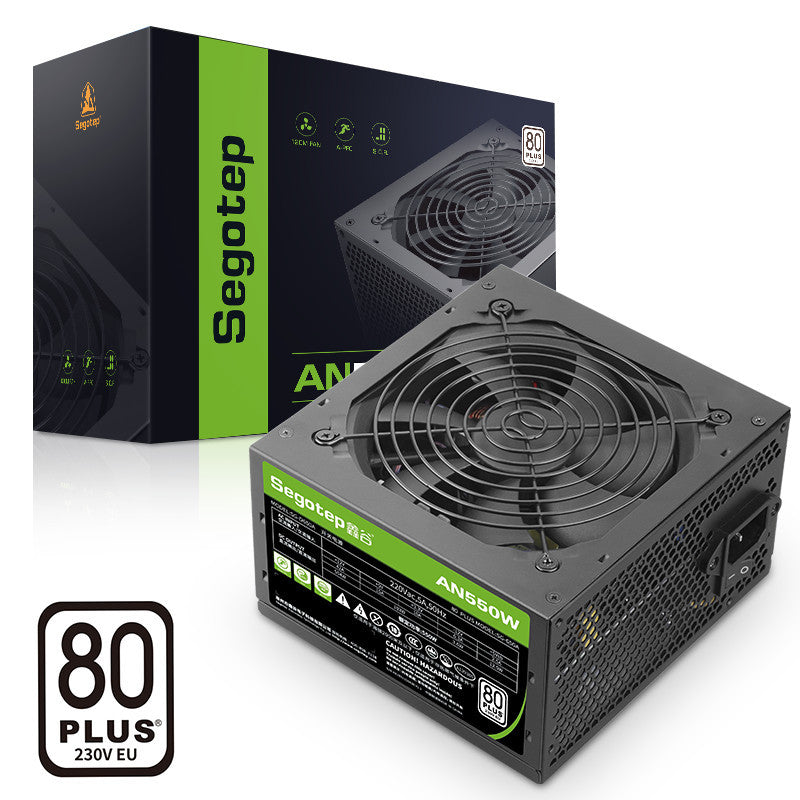 SEGOTEP PSU(อุปกรณ์จ่ายไฟ) AN550W 550W 80 PLUS NON MODULAR (BLACK)