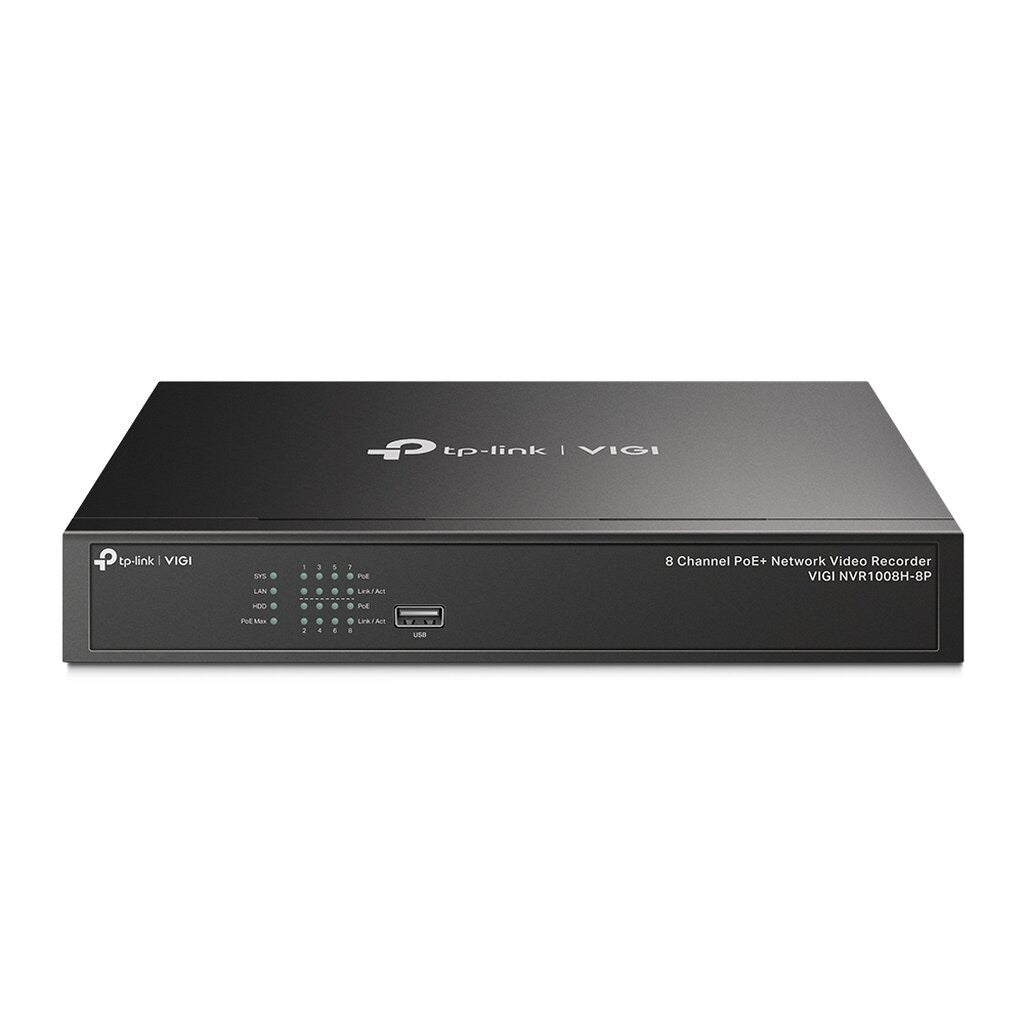TP-LINK VIGI NVR1008H-8P POE+ 8 CHANEL NETWORK VIDEO RECORDER เครื่องบันทึกวิดิโอ