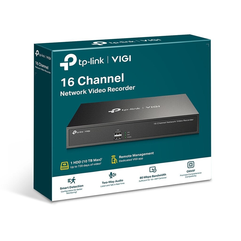 TP-LINK VIGI NVR1016H 16 CHANNEL NETWORK VIDEO RECORDER เครื่องบันทึกวิดิโอ
