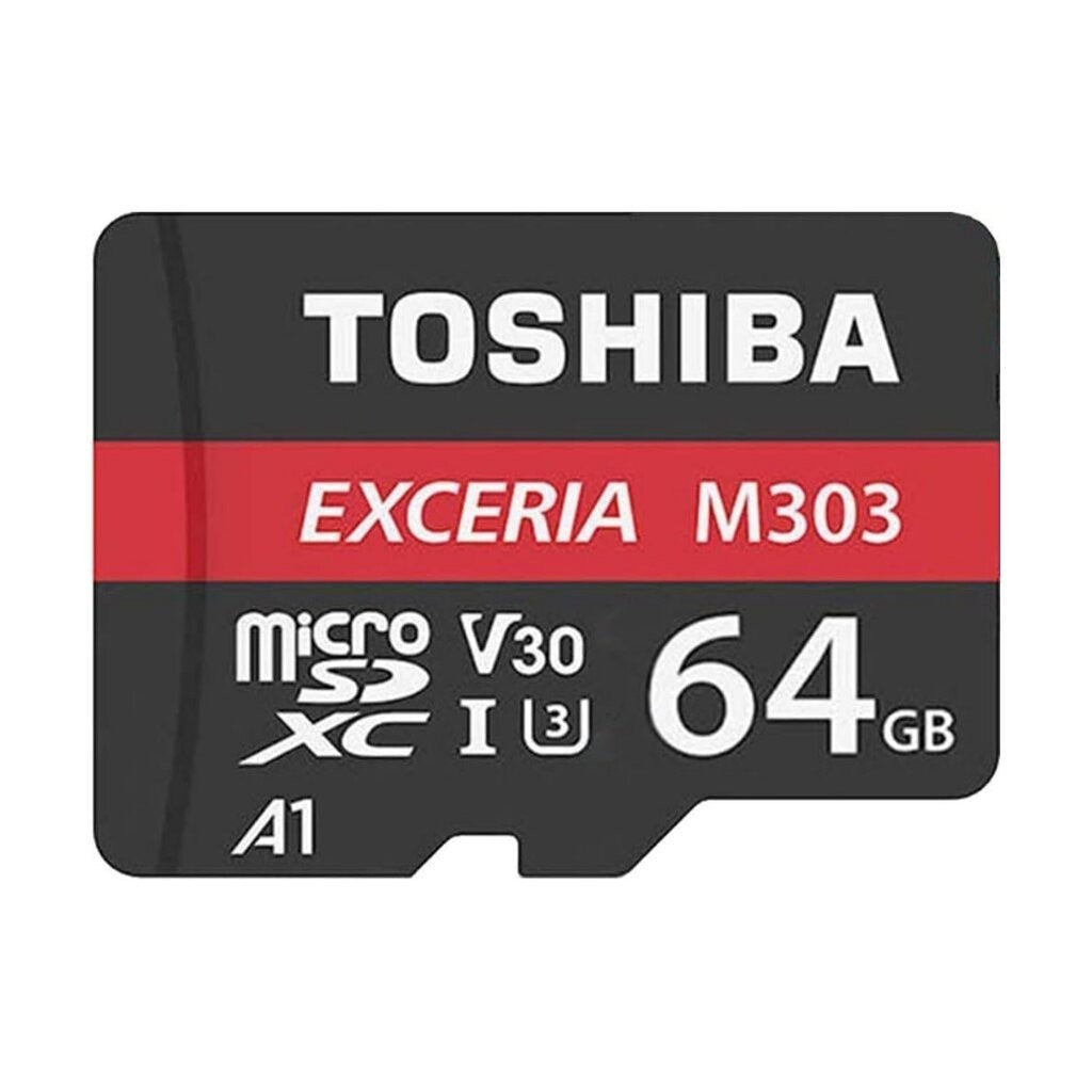 TOSHIBA M303 64GB EXCERIA MICROSDXC UHS-I U3 CARD 4K CLASS10