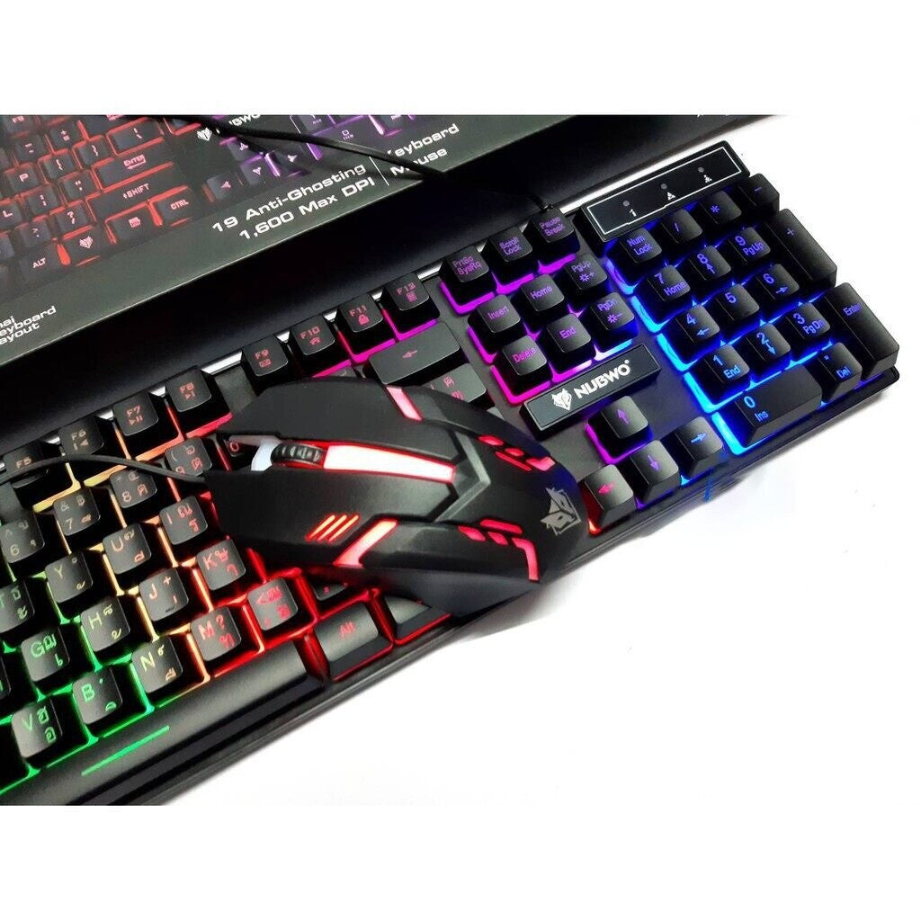NUBWO SAVITAR NKM-623 BLACK COMBO SET KEYBOARD+MOUSE