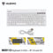 NUBWO NKB112 WIRELESS AND BLUETOOTH KEYBOARD คีย์บอร์ดไร้สาย แบบเบาบาง รับประกัน 1 ปี