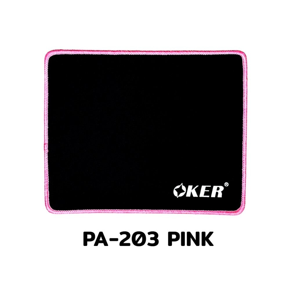 OKER PA-203 PINK แผ่นรองเม้าส์ GAMING MOUSE PAD