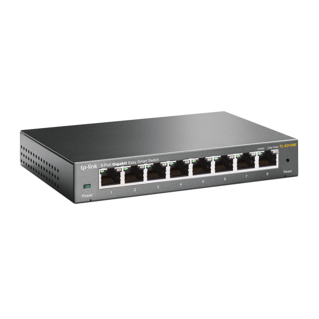 TP-LINK TL-SG108E 8-PORT GIGABIT EASY SMART SWITCH รองรับ VLAN รับประกัน