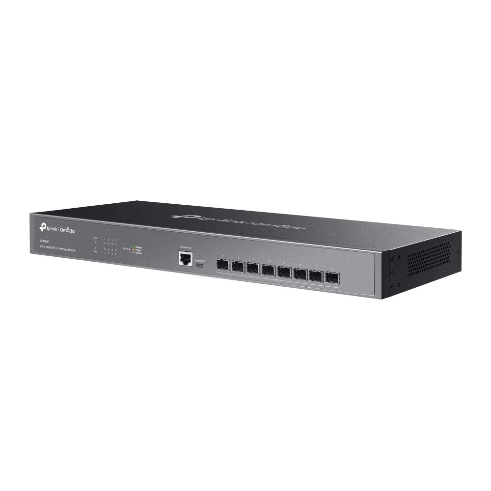 TP-LINK  SX3008F Omada 8-Port 10GE SFP+ L2+ Managed Switch รับประกัน LT