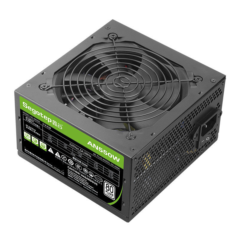 SEGOTEP PSU(อุปกรณ์จ่ายไฟ) AN550W 550W 80 PLUS NON MODULAR (BLACK)