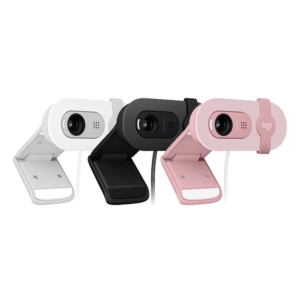 LOGITECH BRIO 100 FULL HD WEBCAM กล้องเว็บแคม ความคมชัดระดับ HD มีไมค์ในตัว