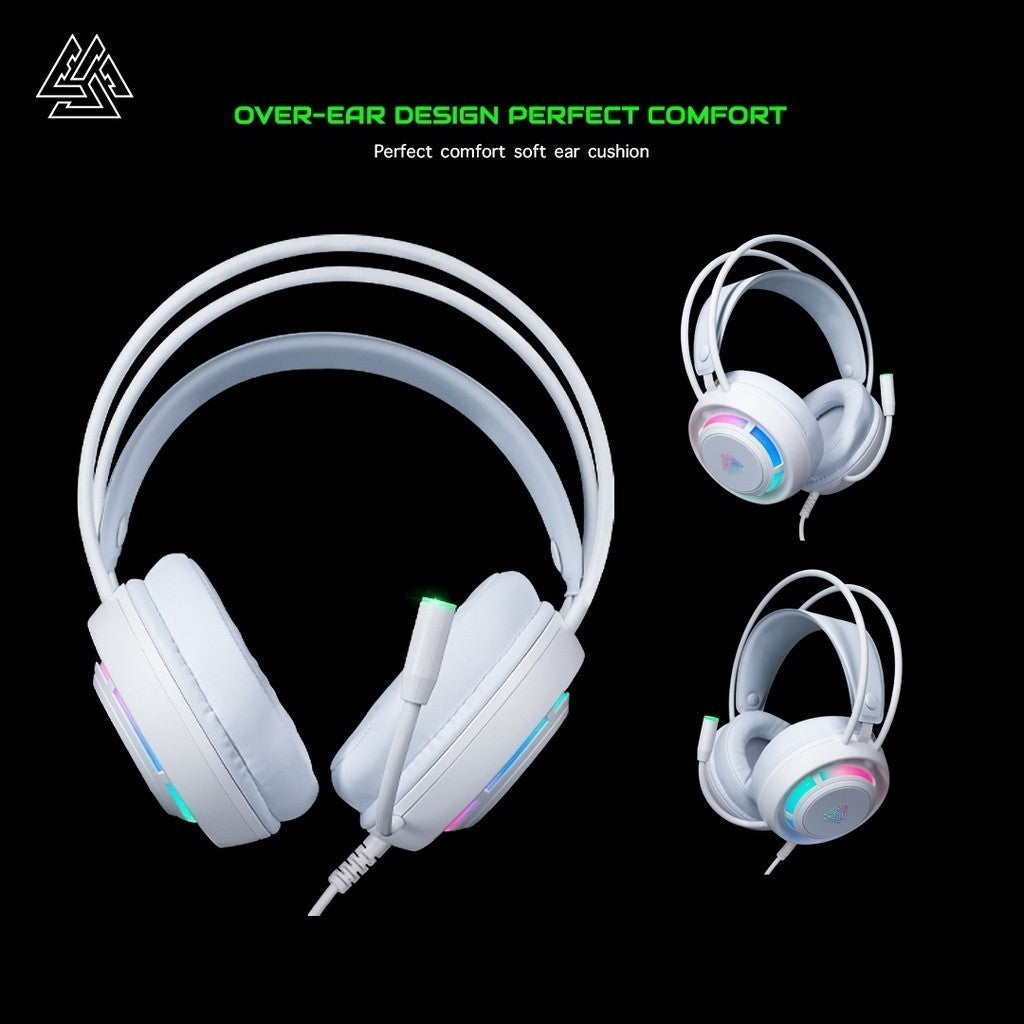 EGA TYPE H12 HEADSET GAMING มีไฟ หูฟังเกมมิ่ง รับประกัน 2 ปี