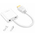 หัวแปลงพอร์ต HDMI to VGA+AUX+MICRO USB สีขาว Converter Adapter