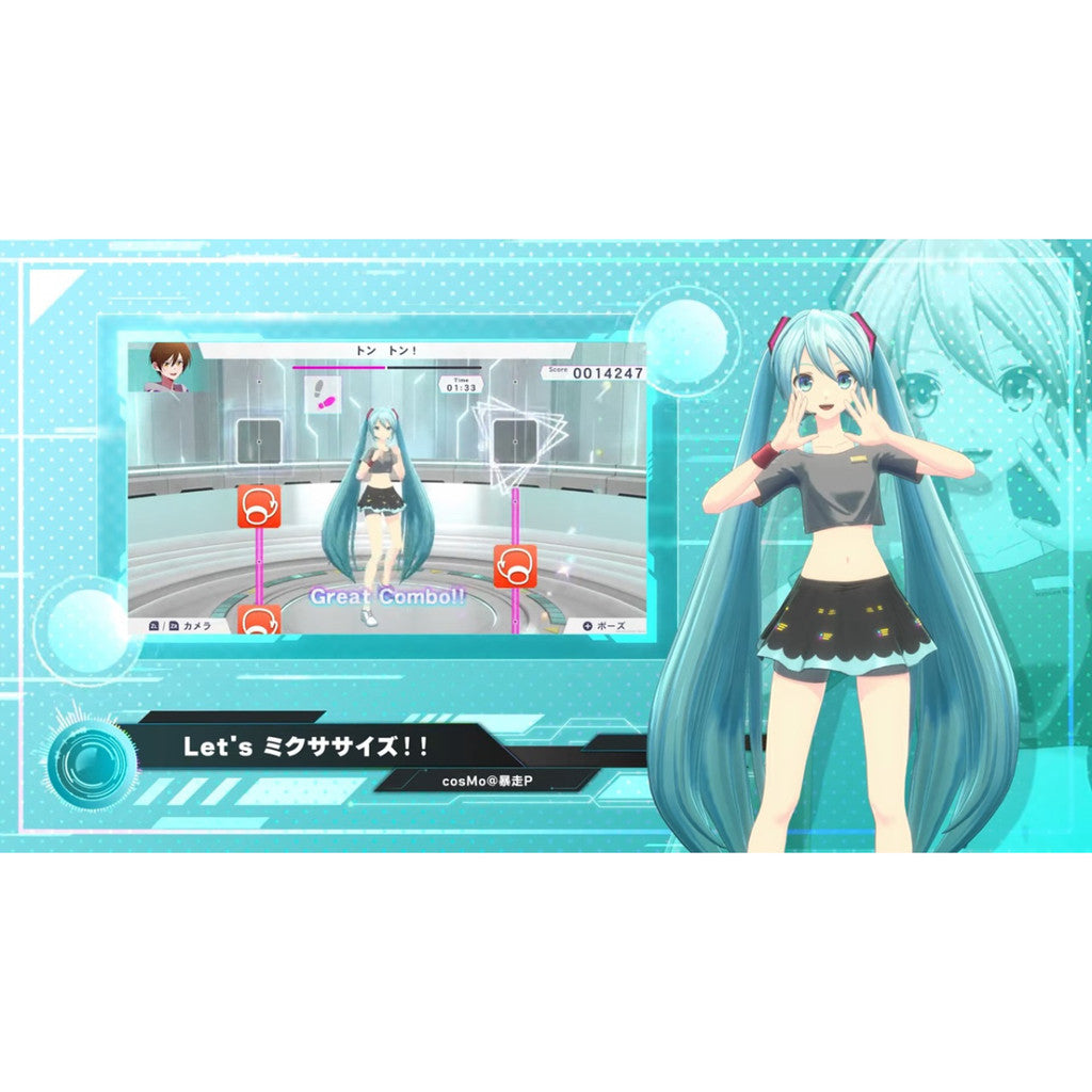 NINTENDO SWITCH FITNESS BOXING feat. HATSUNE MIKU ตลับเกม แผ่นเกม มือหนึ่ง