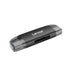 Card Reader การ์ดรีดเดอร์ Lexar Dual-Slot SD/MicroSD Card, USB-A/C, UHS-I LRW310X