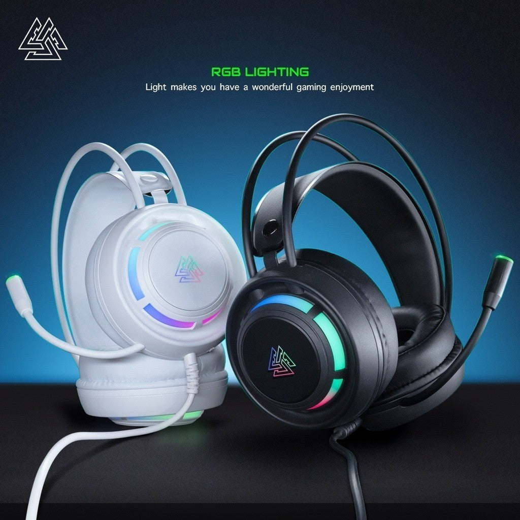 EGA TYPE H12 HEADSET GAMING มีไฟ หูฟังเกมมิ่ง รับประกัน 2 ปี