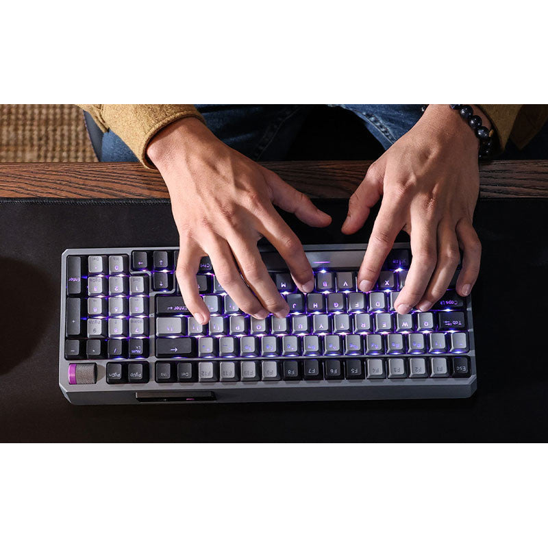 Cooler Master MK770 SPACE GRAY/MACARON Hybrid Wireless Keyboard ประกัน 2 ปี