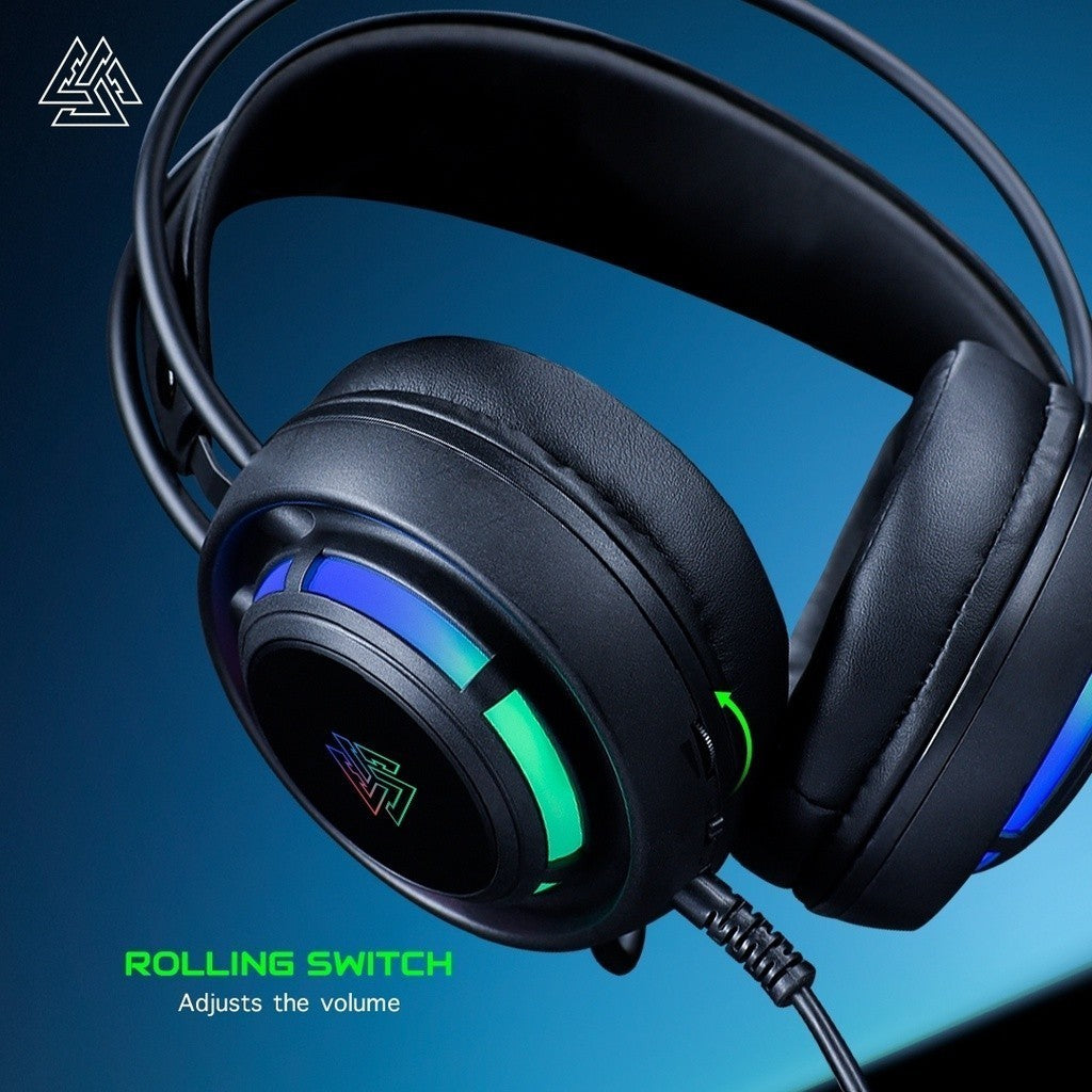 EGA TYPE H12 HEADSET GAMING มีไฟ หูฟังเกมมิ่ง รับประกัน 2 ปี
